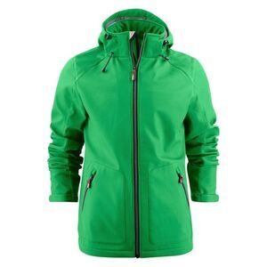 Printer Mens Karting Soft Shell Jacket / Fresh Green